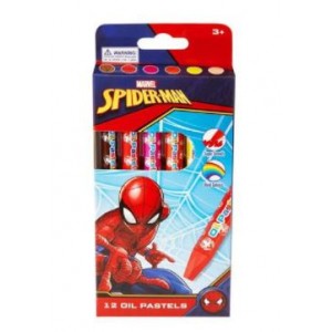 Marvel Spiderman 12 Oil Pastels - Multi-color