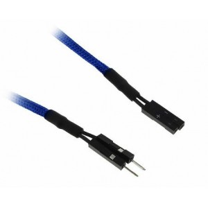 BitFenix Alchemy Multisleeved Cable - 2pin I/O 30cm Extension Cable - Blue