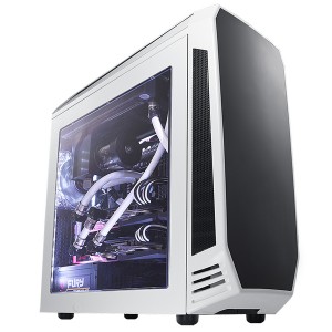 BitFenix Aegis Chassis - White &amp; Windowed with 3-Speed Fan Controller