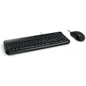 Microsoft Wired Desktop 600 Keyboard and Mouse - Black