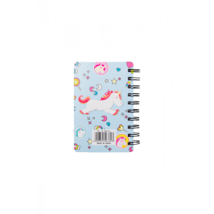 Quest Unicorn Spiral Notebook Aqua