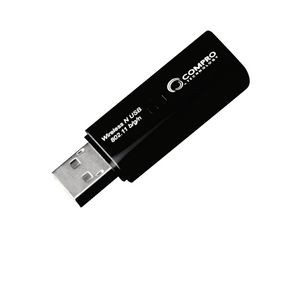 Compro WL155 802.11b/g/n 150mbps Wireless USB Module - Black