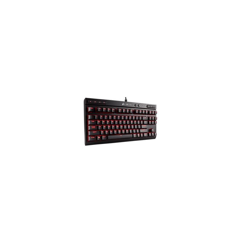 Corsair Gaming K63 Mechanical Keyboard Backlit Red Cherry MX Red/Black - GeeWiz