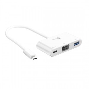 J5 Create JCA378 USB-C to VGA &amp; USB 3.0 with Power Delivery