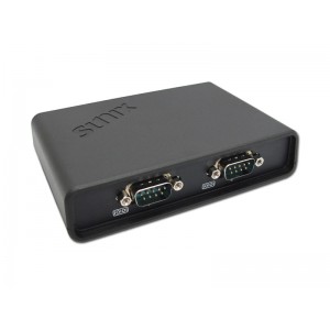 Sunix DPKS02H00 DevicePort Dock Mode Ethernet Enabled 2-port RS-232 Port Replicator