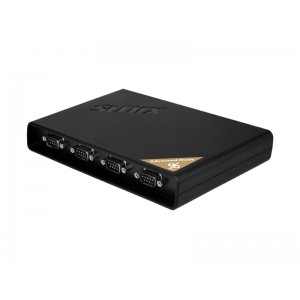 Sunix DPAS04HP0 DevicePort Advanced Mode Powered COM Ethernet Enabled 4-port RS-232 Port Replicator