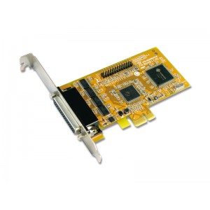 Sunix MIO5499A 4-port RS-232 &amp; 1-port Parallel PCI Express Multi-I/O Board