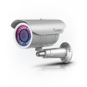 Compro iP400 Outdoor Bullet HD Network Camera with iP66 Rated Weather-Resistant Housing