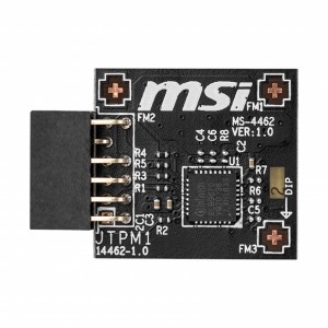 MSI TPM2.0 Module (MS-4462) - Black Finish / Enhanced Security