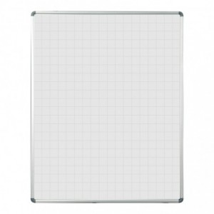 Parrot Educational Board Magnetic Whiteboard (1220*920 - Grey Squares - Side Panels - Option A)