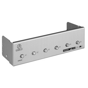 Lian-Li Power Switch for 6x Hard Drives - Silver