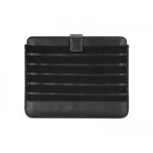 Cooler Master Leather Sleeve for iPad2/iPad Front/Back - Black