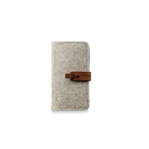 Cooler Master Exmoor Folio for iPhone 4 Suede/Leather Grey Pouch