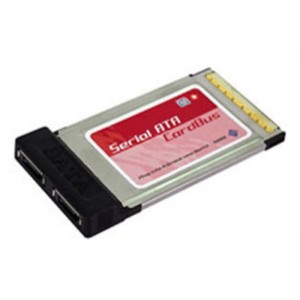 Sunix CBSA20 E-SATA 2-port PCMCIA/Cardbus Card
