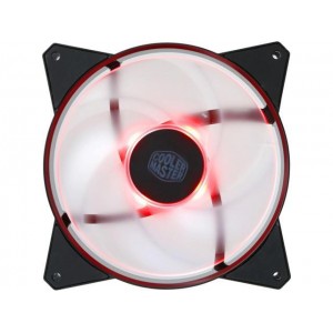 Cooler Master Silencio 140mm Chassis Cooling Fan - Red LED