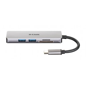 D-Link DUB-M530 5-in-1 Minidock USB-C Hub with HDMI and SD/microSD Card Reader