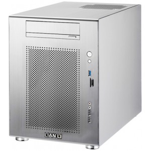 Lian Li PC-V650 Mini Tower ATX Chassis - Silver - with Built-in Front Card Reader