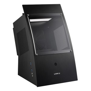 Lian Li PC-Q30X Mini-ITX Chassis Curve Design with Front Window - Black