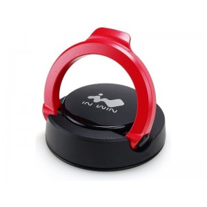 In Win Mag-Ear Magnetic Headset Hanger - Black/Red