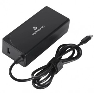 Volkano Brio Plus Series Type-C 65W Laptop Charger with USB