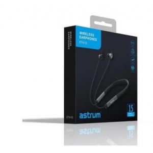 Astrum ET410 Wireless Magnetic Neckband Sports Headset - Black
