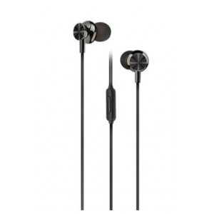 Astrum EB160 Electro Painted Stereo Wired Earphones with In-line Mic - Black