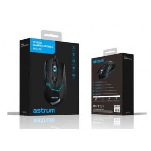 Astrum MG210 6B Wired Gaming USB Mouse - Black