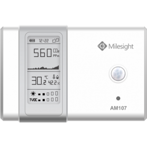Milesight Indoor Ambience Monitoring - Temperature- Humidity- Motion- Light- CO2- TVOC Sensor