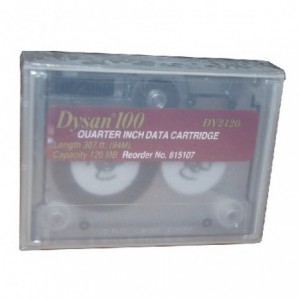 Dysan 100 Quarter Inch Data Cartridge - 307ft - 120MB