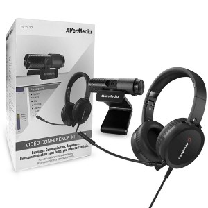 AVerMedia Webcam &amp; USB Headset with Microphone