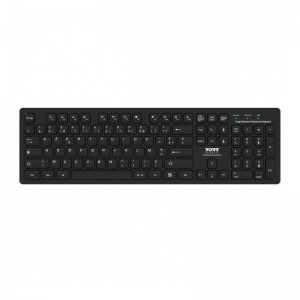 Port Connect Tough Office Wireless Keyboard – Black