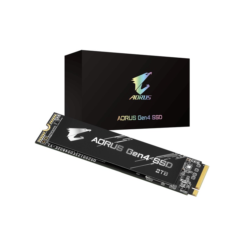 Gigabyte AORUS Gen4 M. 2 2280 2TB PCI-Express 4.0 x4, NVMe 1.3 3D TLC  Internal Solid State Drive - GeeWiz