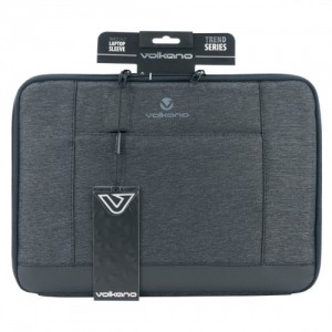Volkano Trend Series 13.3 to 14.1” Laptop Sleeve - Grey