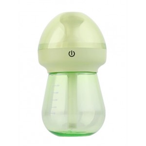 Casey Milk Feeding Bottle Shaped Multifunctional Portable 240ml USB Humidifier Air Purifier Mist Maker with LED light For Home O