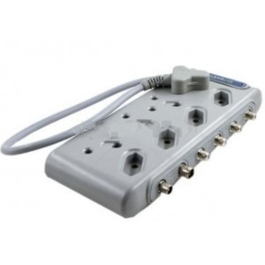 Clearline Multiplug 4 x 16A 3 Pin and 4 x 2 Pin + DSTV and TV Protection