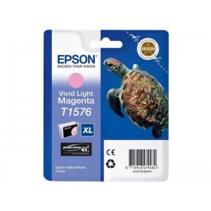 Epson T1576 Light Magenta Turtle Inkjet Ink Cartridge