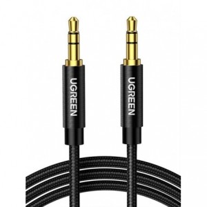 Ugreen 3.5mm Audio Cable Stereo Auxiliary AUX Cord Gold-Plated Male to Male Braided Cable - 0.5m