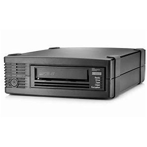 HPE StoreEver External Tape Drive LTO-8 Ultrium (12TB/30TB)- 30750 LTO SAS-2 Tape Device w/ SA Plug