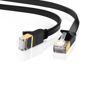 UGreen CAT7 FTP Ethernet 20m Flat LAN Cable - Black