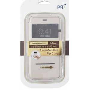 Pqi Protect 5.5" Gold Flip Case for iPhone 6 PLus/ 6s Plus