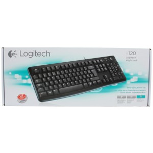 Logitech K120 Corded Keyboard - Black
