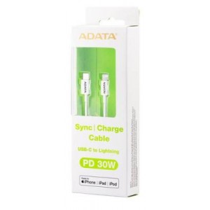 Adata White USB Type-C to Lightning 8pins Sync+Charge i-Cable - 1m
