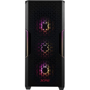 Adata Starker Air - with Front LED Controller Computer Chassis - Black