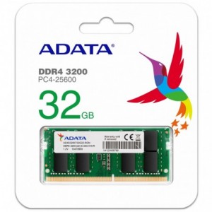 Adata 32GB DDR4 3200Mhz 1.2v SODIMM Laptop Memory