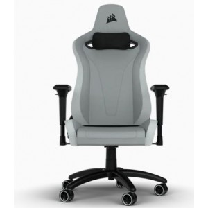 Corsair TC200 Gaming Chair – Plush Leatherette – Light Grey/White