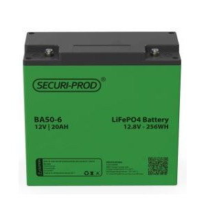Battery Lithium 12V20AH Securi-Prod LiFePo4