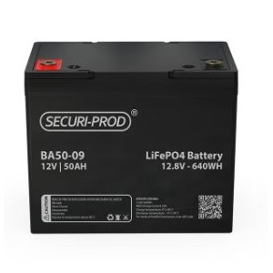 Securiprod 12V 50AH LiFePo4 Lithium Battery