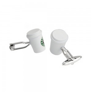 Starbucks Cup Cufflinks - 1 Pair