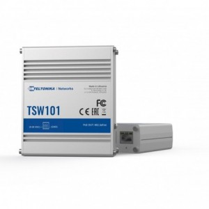 Teltonika Gigabit Switch - 5 x Gigabit Ports- Supports auto MDI/MDIX crossover - Unmanaged L2
