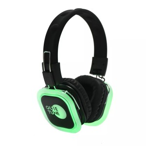 Silent Disco Headphones - 3 Channels - Red / Green / Blue